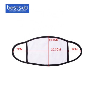 Sublimation Mascara Three layers Machine Washable Sublimation Face Mask Personalized Sleep Mask mascara de sublimacion